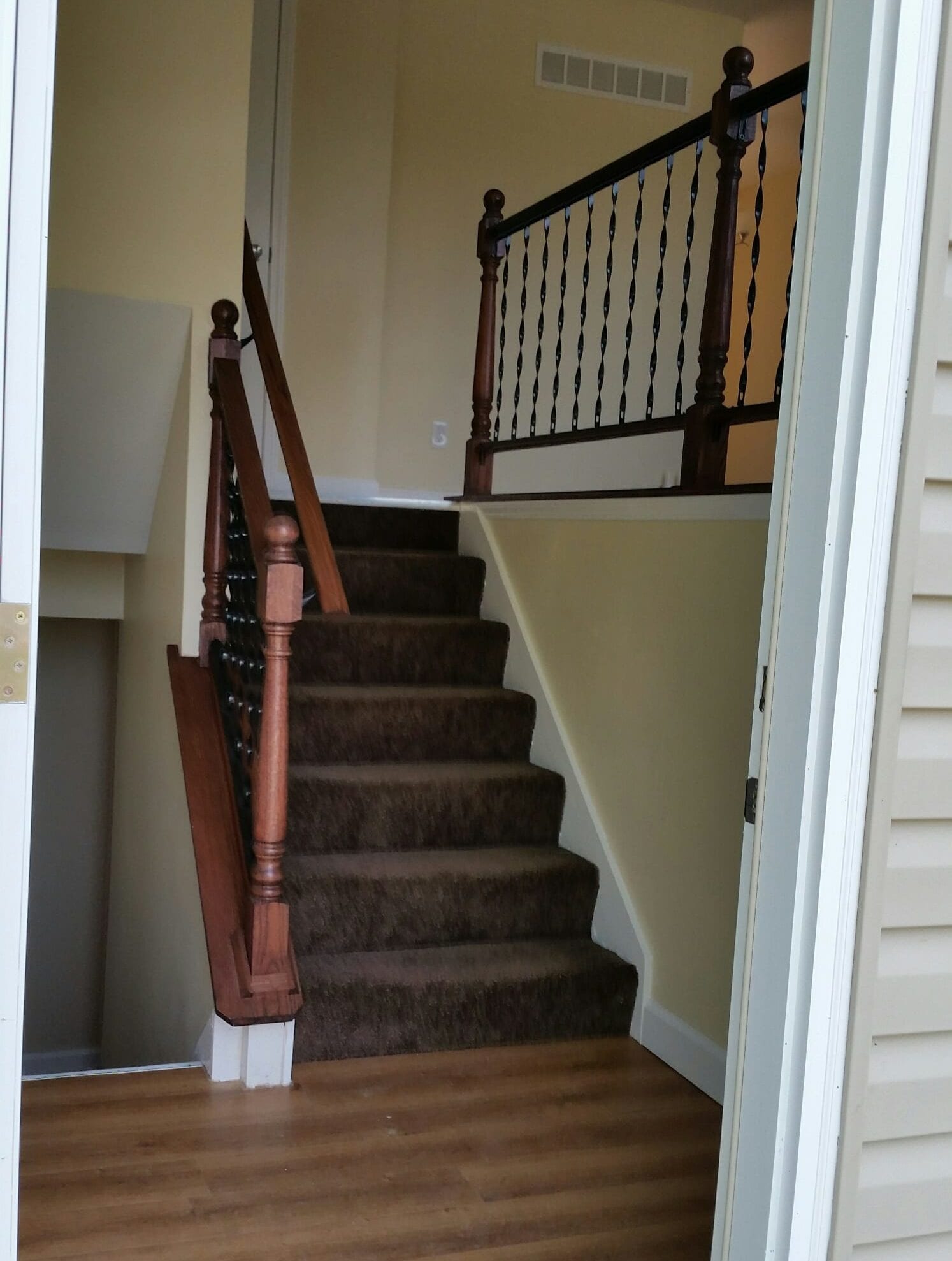 After-split level entrance