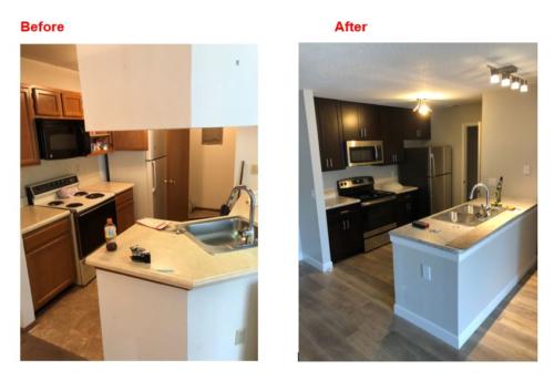 a 1 BR kitchen update