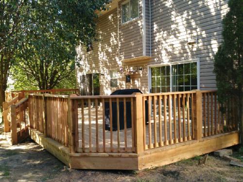 Wildberry deck after reconstruction