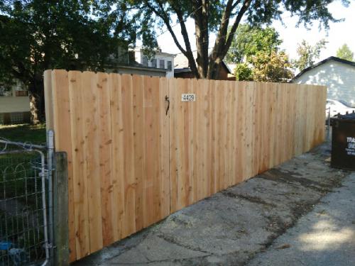 a new fence in south city